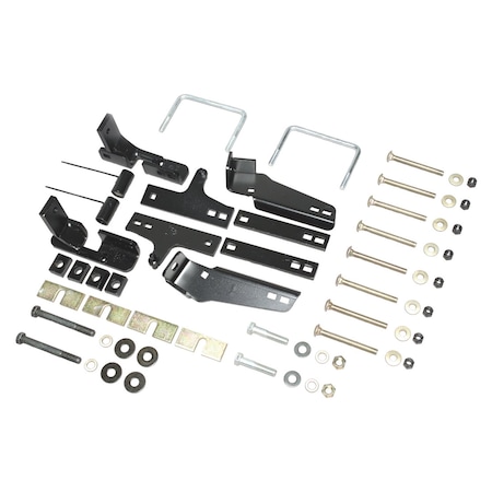 Husky Towing Husky Towing 31413; Fifth Wheel Bracket; Clamp-On Install; Rail Mount; Black Steel 31413